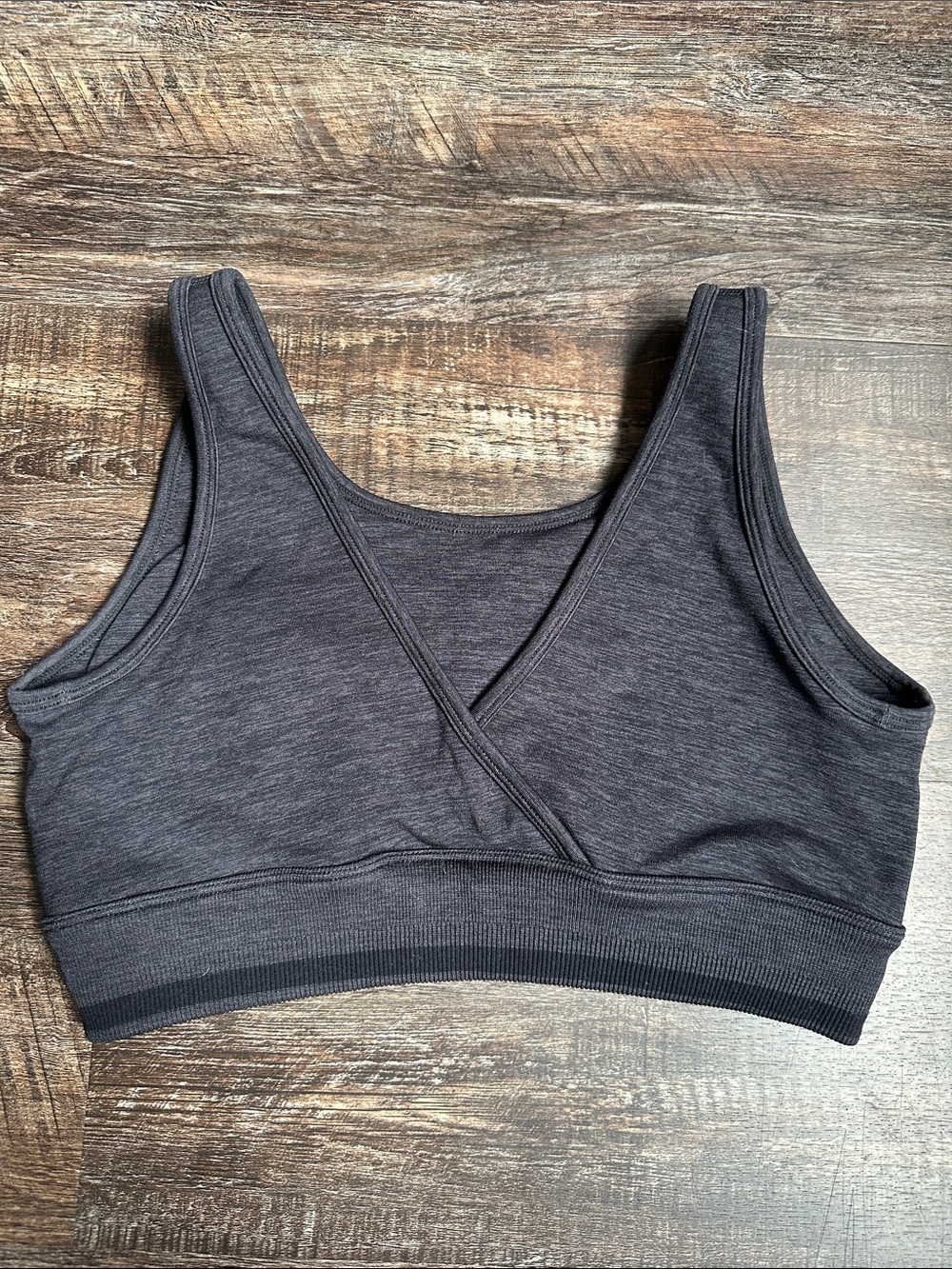 BuffBunny Charcoal Seamless Wireless Sports Bra